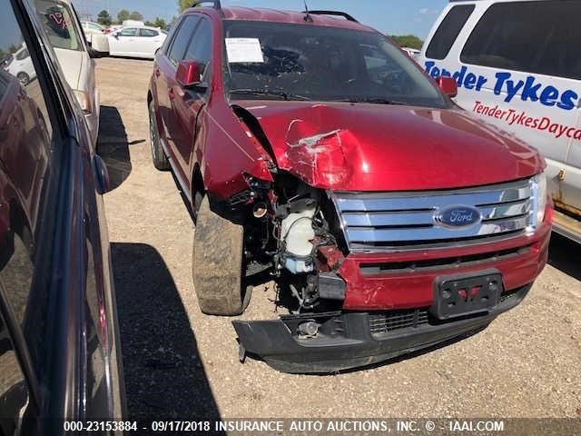 2FMDK39C38BA54697 - 2008 FORD EDGE LIMITED RED photo 1