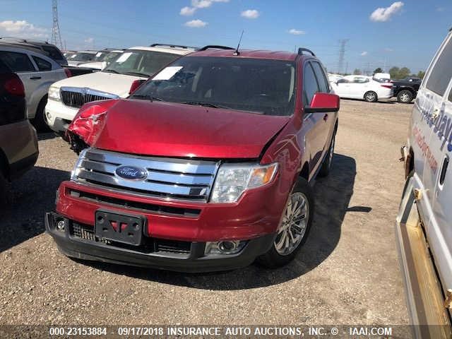 2FMDK39C38BA54697 - 2008 FORD EDGE LIMITED RED photo 2