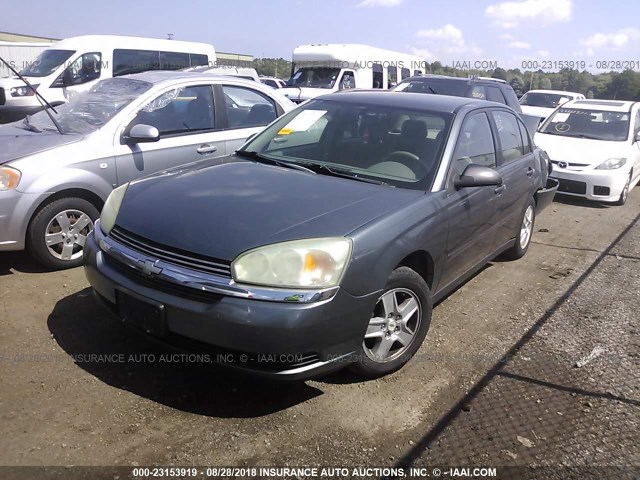 1G1ZT52855F324282 - 2005 CHEVROLET MALIBU LS GRAY photo 2