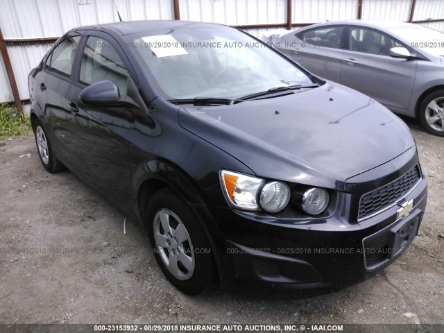 1G1JB5SH5D4229439 - 2013 CHEVROLET SONIC LS 黑色 照片 1
