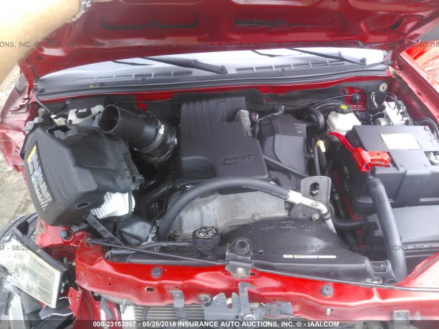 1GCCS249688189861 - 2008 CHEVROLET COLORADO LS RED photo 10