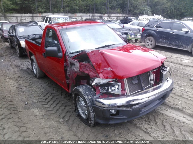 1GCCS249688189861 - 2008 CHEVROLET COLORADO LS RED photo 6