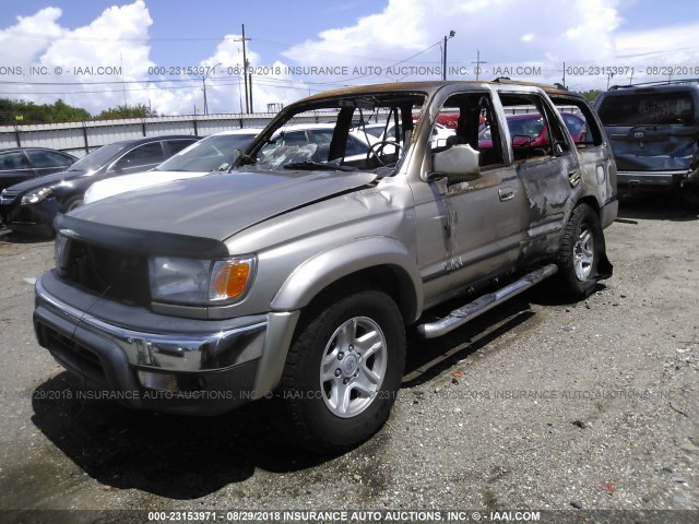 JT3GN86R510216775 - 2001 TOYOTA 4RUNNER SR5 GOLD photo 2