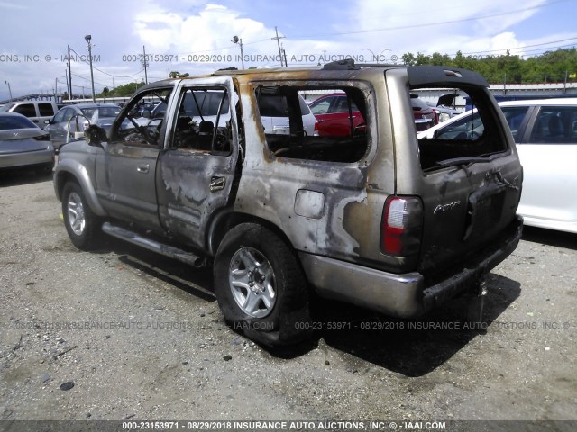 JT3GN86R510216775 - 2001 TOYOTA 4RUNNER SR5 GOLD photo 3