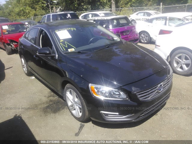 YV1612TK8F1355642 - 2015 VOLVO S60 PREMIER BLACK photo 1