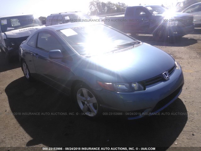 2HGFG129X8H520478 - 2008 HONDA CIVIC EXL 蓝色 照片 1
