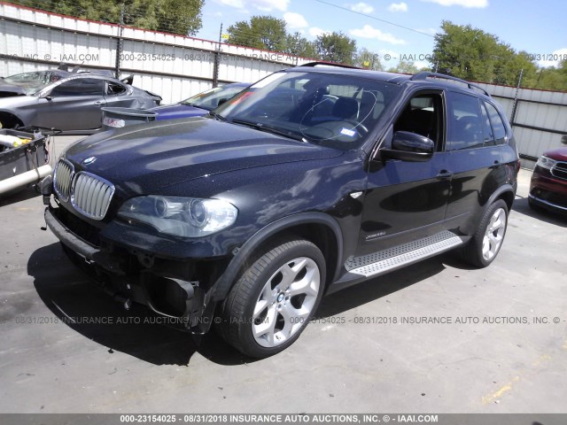 5UXZW0C50BL659404 - 2011 BMW X5 XDRIVE35D BLACK photo 2