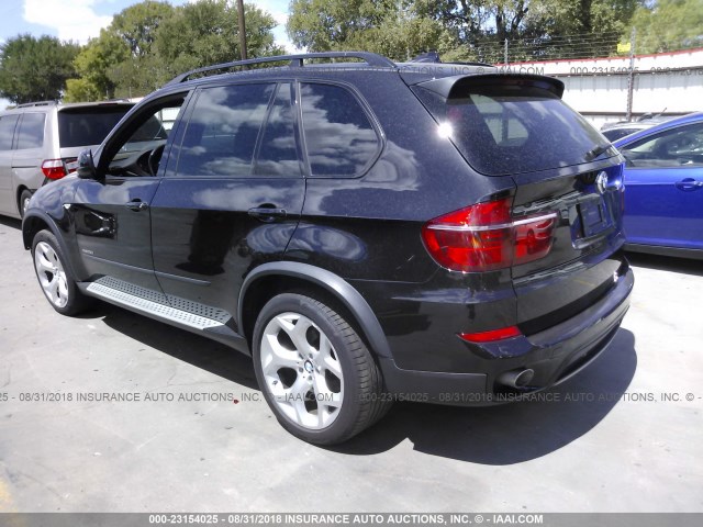 5UXZW0C50BL659404 - 2011 BMW X5 XDRIVE35D BLACK photo 3