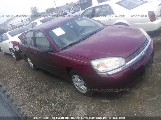 1G1ZT54825F195429 - 2005 CHEVROLET MALIBU LS 栗色 照片 1
