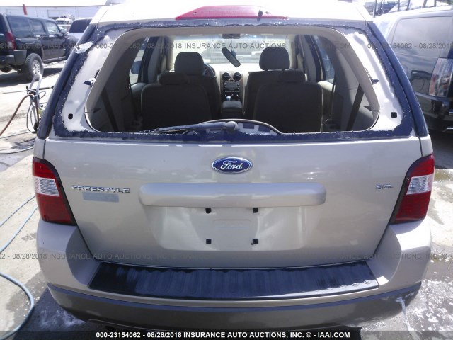 1FMDK02177GA39778 - 2007 FORD FREESTYLE SEL TAN photo 6