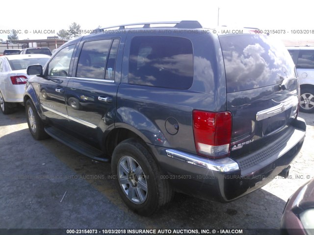 1A8HX58228F133426 - 2008 CHRYSLER ASPEN LIMITED Navy photo 3