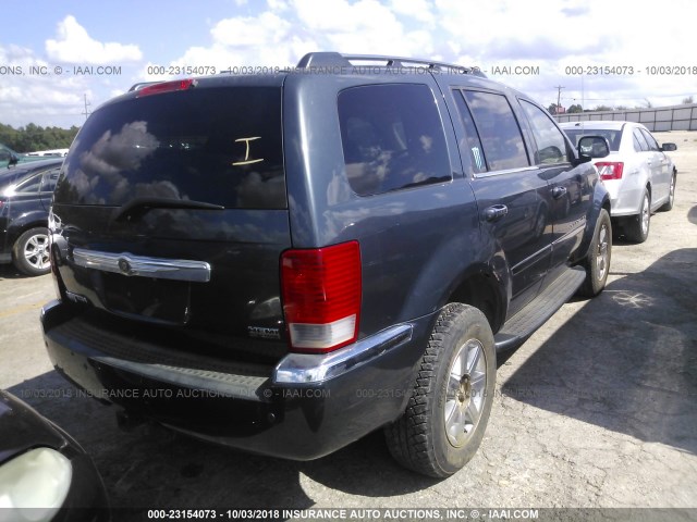 1A8HX58228F133426 - 2008 CHRYSLER ASPEN LIMITED Navy photo 4