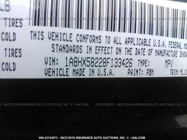 1A8HX58228F133426 - 2008 CHRYSLER ASPEN LIMITED Navy photo 9