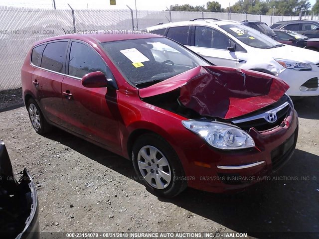 KMHDB8AEXCU154373 - 2012 HYUNDAI ELANTRA TOURING GLS RED photo 1