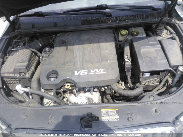 1G4GE5EV7AF263971 - 2010 BUICK LACROSSE CXS GRAY photo 10