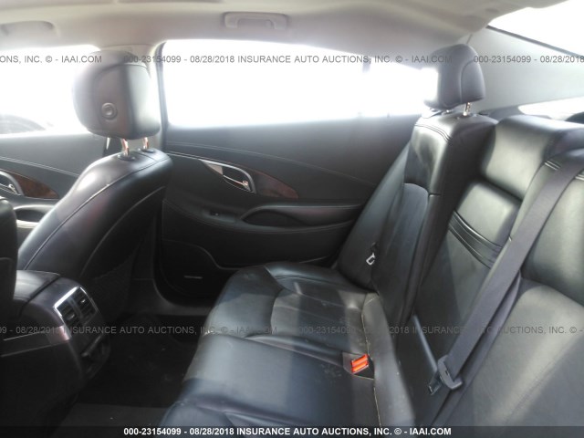 1G4GE5EV7AF263971 - 2010 BUICK LACROSSE CXS GRAY photo 8