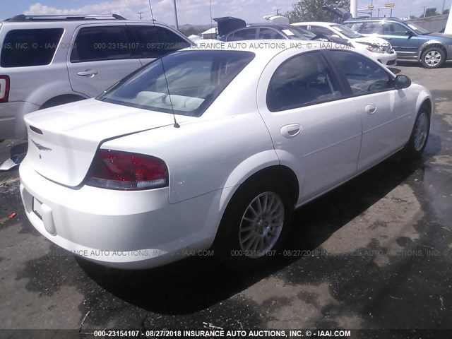 1C3EL46X45N692755 - 2005 CHRYSLER SEBRING WHITE photo 4