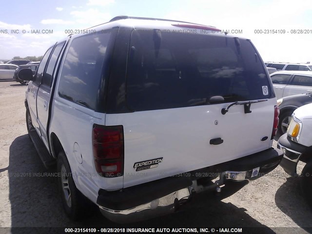 1FMPU16L52LA24222 - 2002 FORD EXPEDITION XLT WHITE photo 3