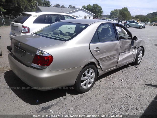 4T1BF30K35U613090 - 2005 TOYOTA CAMRY LE/XLE/SE Qızıl foto 4