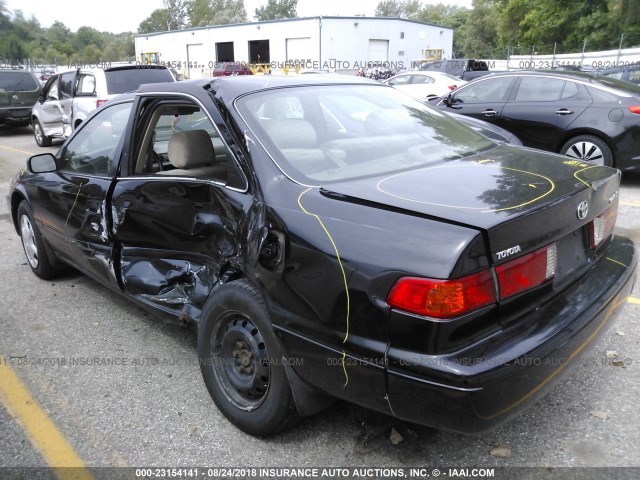 4T1BG22K01U035383 - 2001 TOYOTA CAMRY CE/LE/XLE BLACK photo 3