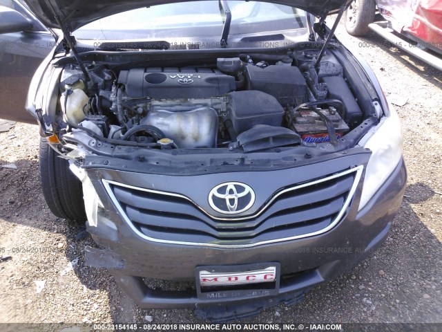 4T4BF3EK2AR011130 - 2010 TOYOTA CAMRY SE/LE/XLE GRAY photo 10
