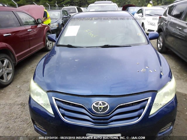 4T4BF3EK9AR005972 - 2010 TOYOTA CAMRY SE/LE/XLE ლურჯი ფოტო 6