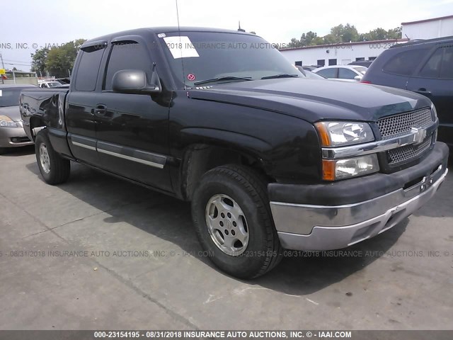 1GCEK19T53Z140662 - 2003 CHEVROLET SILVERADO K1500 BLACK photo 1