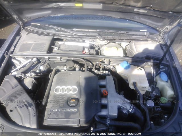 WAULC68E94A180468 - 2004 AUDI A4 1.8T QUATTRO GRAY photo 10