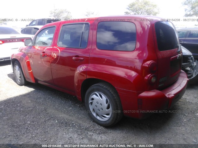 3GNBABDB4AS574258 - 2010 CHEVROLET HHR LT RED photo 3