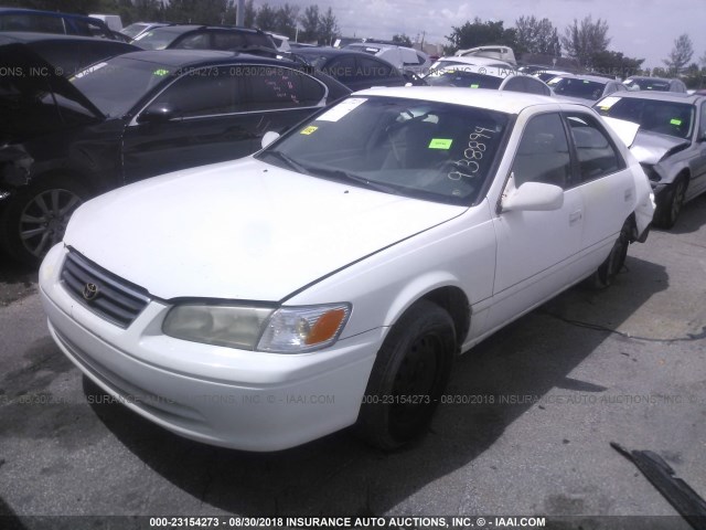 4T1BG22K1YU938894 - 2000 TOYOTA CAMRY CE/LE/XLE 白色 照片 2