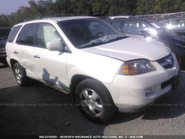 2HNYD18296H541906 - 2006 ACURA MDX WHITE photo 1