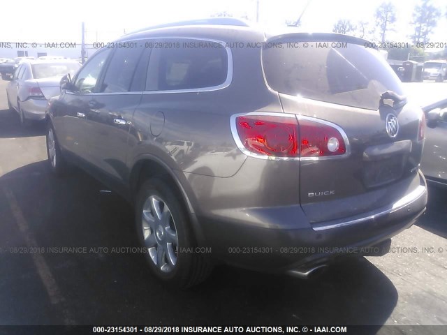 5GAER23788J232742 - 2008 BUICK ENCLAVE CXL BROWN photo 3