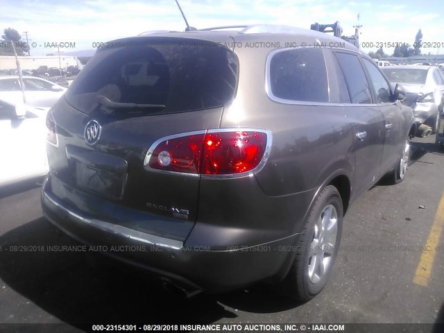 5GAER23788J232742 - 2008 BUICK ENCLAVE CXL BROWN photo 4