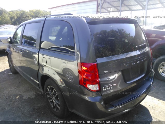 2C4RDGBG1JR136532 - 2018 DODGE GRAND CARAVAN SE GRAY photo 3