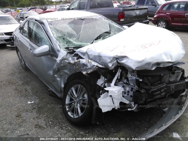 4T1BF1FK2FU064236 - 2015 TOYOTA CAMRY LE/XLE/SE/XSE SILVER photo 6