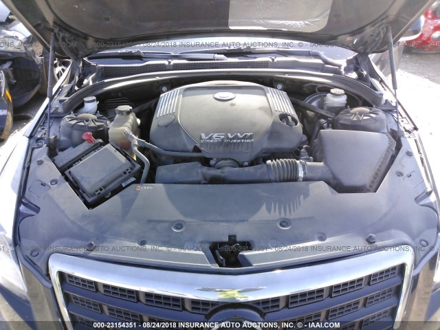 1G6AC5S31D0150739 - 2013 CADILLAC ATS PERFORMANCE BLACK photo 10