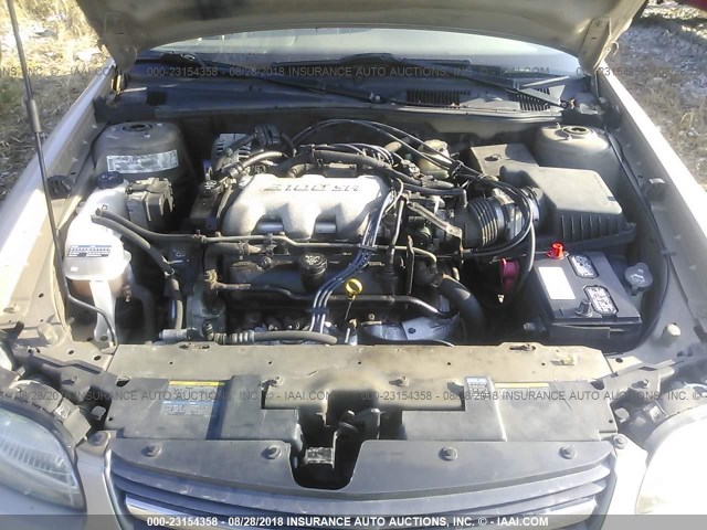 1G1NE52J53M522977 - 2003 CHEVROLET MALIBU LS თაფლისფერი ფოტო 10