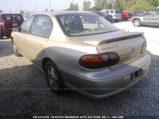1G1NE52J53M522977 - 2003 CHEVROLET MALIBU LS თაფლისფერი ფოტო 3