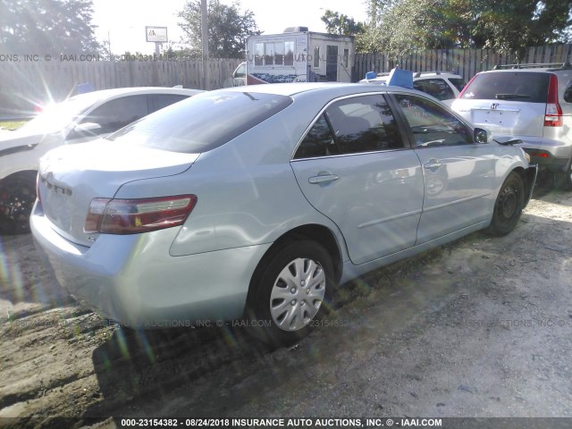 4T1BE46K17U685358 - 2007 TOYOTA CAMRY NEW GENERAT CE/LE/XLE/SE BLUE photo 4