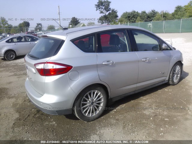 1FADP5CU3EL512582 - 2014 FORD C-MAX PREMIUM SILVER photo 4