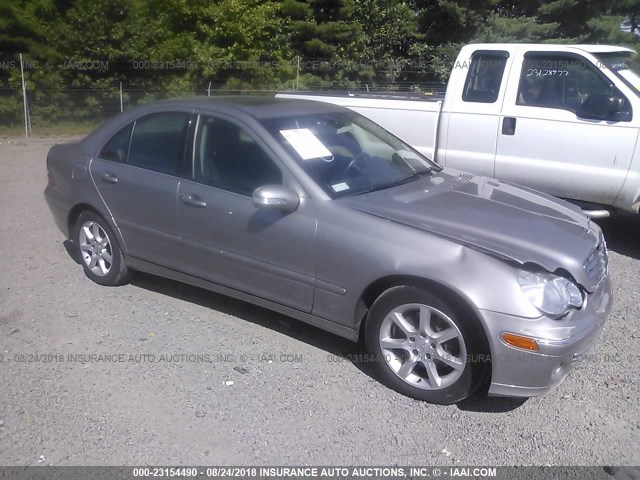 WDBRF92H97F864015 - 2007 MERCEDES-BENZ C 280 4MATIC GRAY photo 1