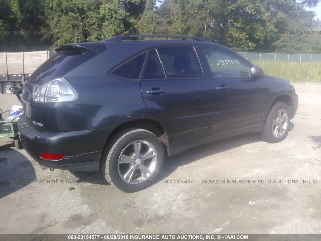 JTJHW31U860019812 - 2006 LEXUS RX 400 GRAY photo 4