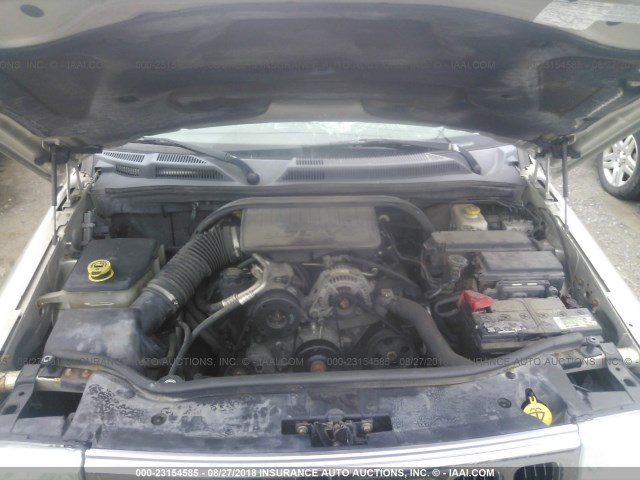 1J8HG48K17C576869 - 2007 JEEP COMMANDER SILVER photo 10