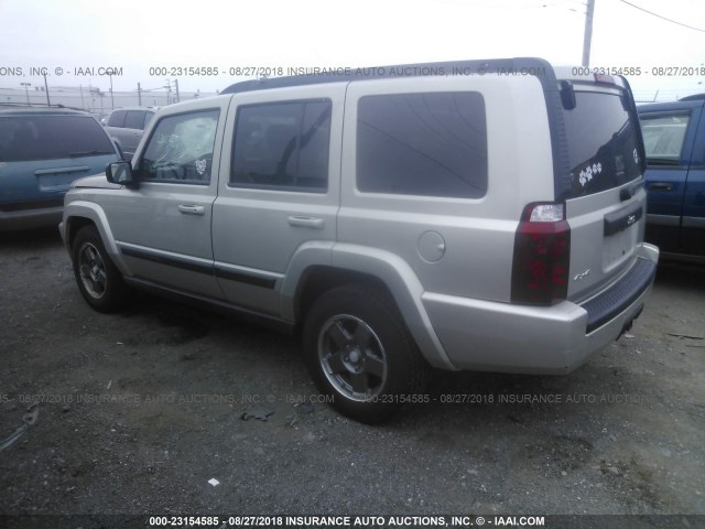 1J8HG48K17C576869 - 2007 JEEP COMMANDER SILVER photo 3