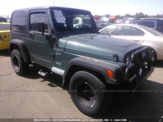 1J4FY19S4XP407540 - 1999 JEEP WRANGLER / TJ SPORT GREEN photo 1