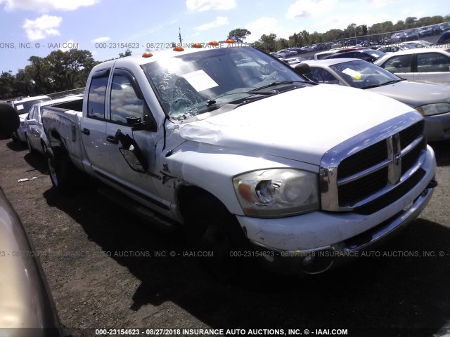 3D7ML48C76G172874 - 2006 DODGE RAM 3500 ST/SLT WHITE photo 1