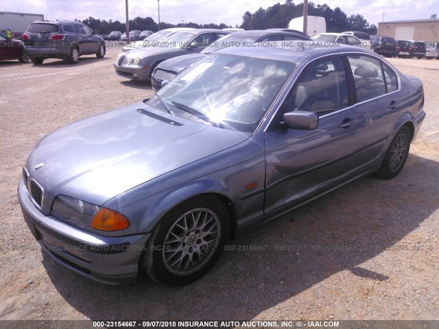 WBAAM5339XFR05918 - 1999 BMW 328 I AUTOMATIC BLUE photo 2