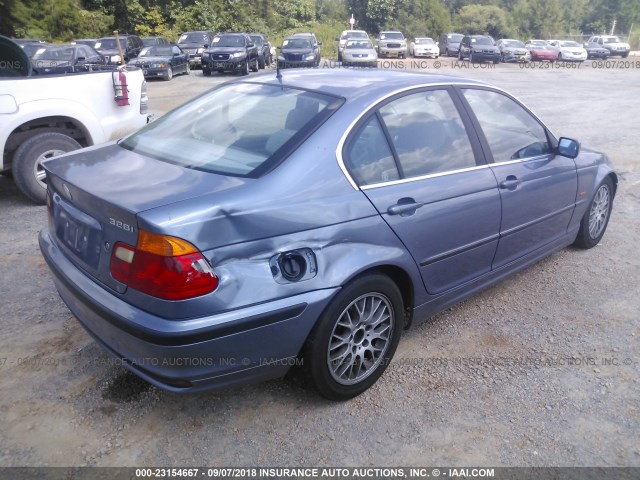 WBAAM5339XFR05918 - 1999 BMW 328 I AUTOMATIC BLUE photo 4