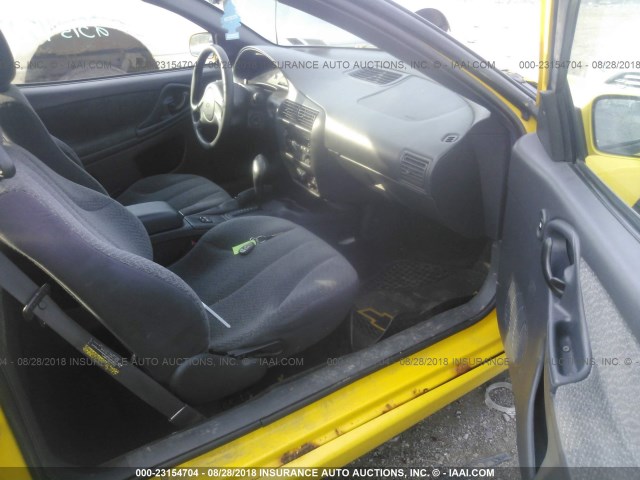 1G1JH12F257114657 - 2005 CHEVROLET CAVALIER LS SPORT YELLOW photo 5