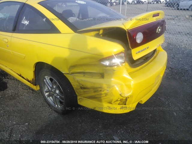 1G1JH12F257114657 - 2005 CHEVROLET CAVALIER LS SPORT YELLOW photo 6